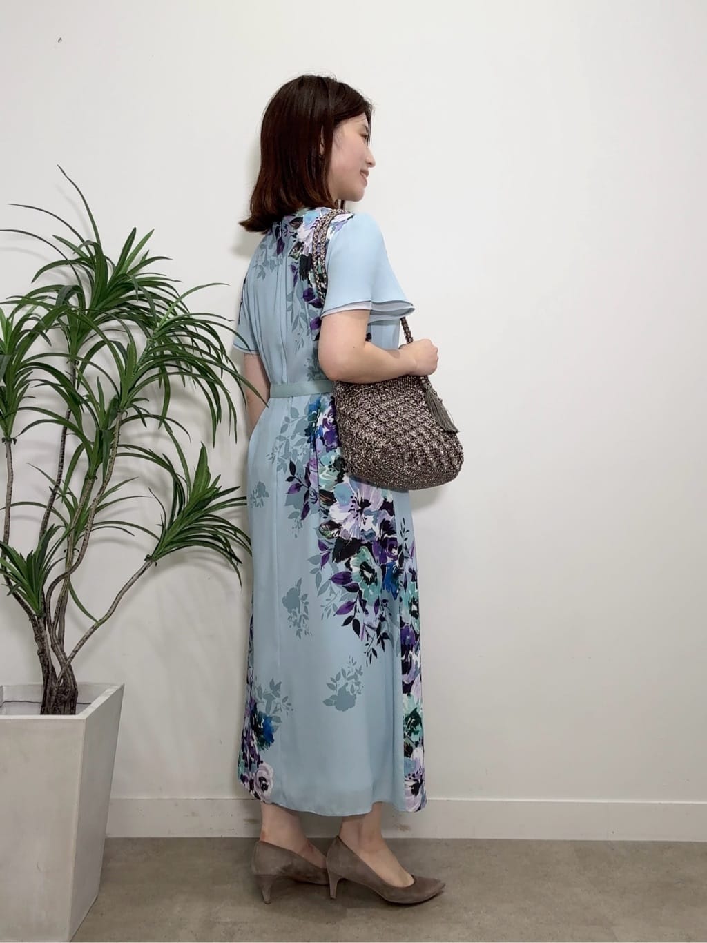 Suma Una本部スタッフさんの「SunaUna｜【&yours project】パネル柄ワンピース」を使ったコーディネート