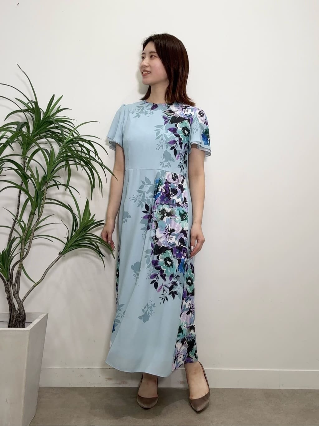 Suma Una本部スタッフさんの「SunaUna｜【&yours project】パネル柄ワンピース」を使ったコーディネート