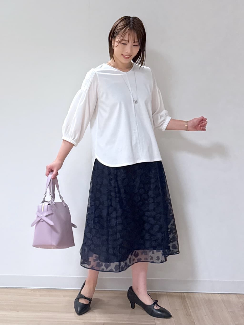 amiさんの「Reflect｜◆【UVカット／接触冷感／洗える／セットアップ可】クルーネックジャケット」を使ったコーディネート