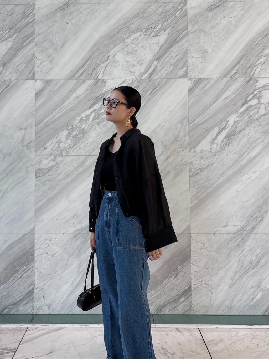 ayanoさんの「INDIVI｜ロールアップデニム」を使ったコーディネート