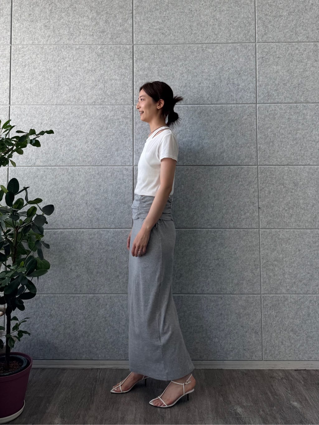 uchi__yamaさんの「CODE A｜drawstring skirt dress」を使ったコーディネート