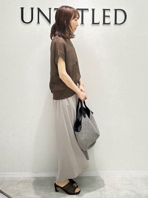 Miwaさんの「UNTITLED｜マーブルドロップネックレス」を使ったコーディネート