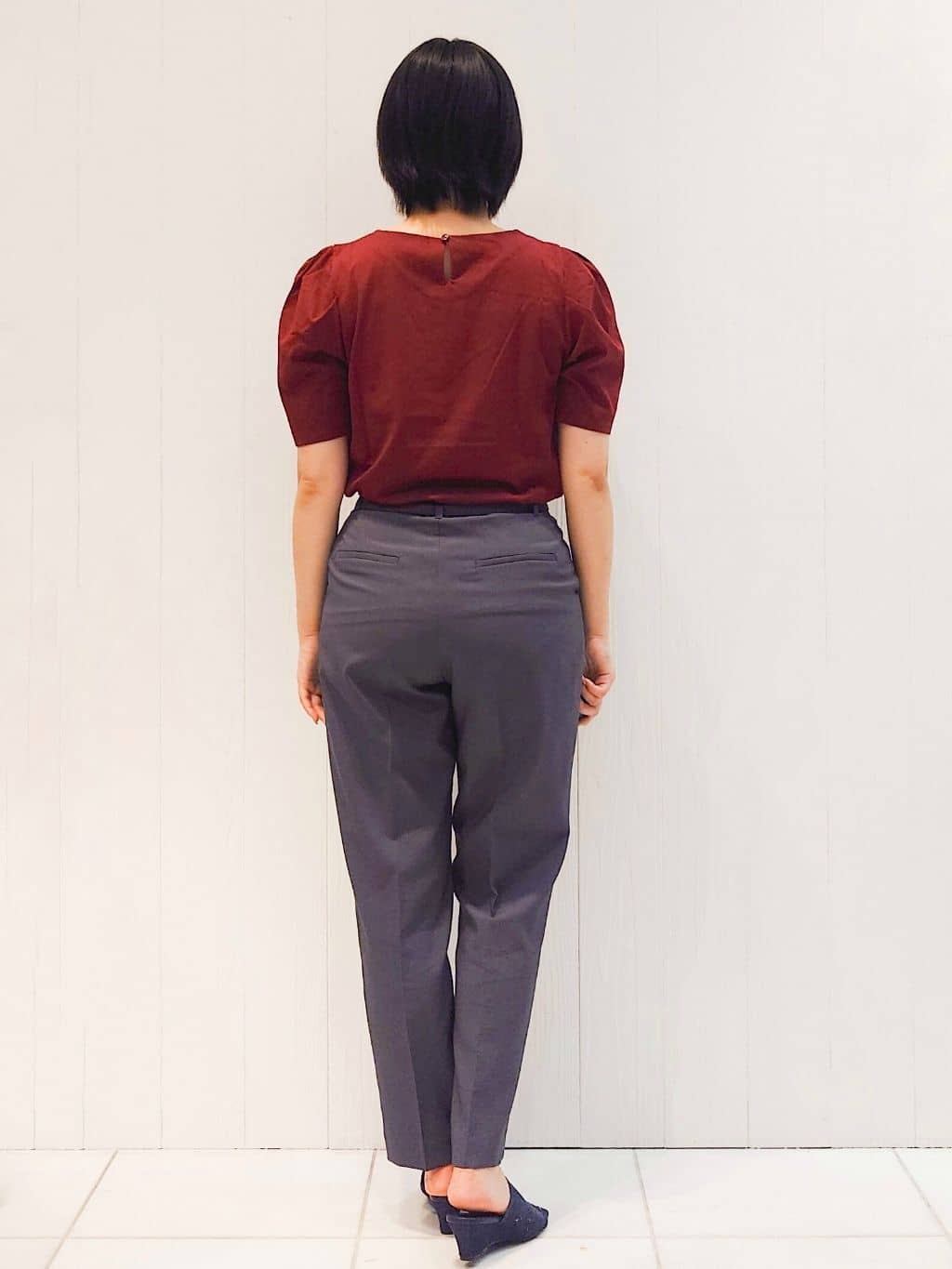 haruさんの「index｜《7色展開／XS-LLサイズ》多機能タックスリーブトップス【汗ジミ防止／吸水速乾／接触冷感／UVケア」を使ったコーディネート