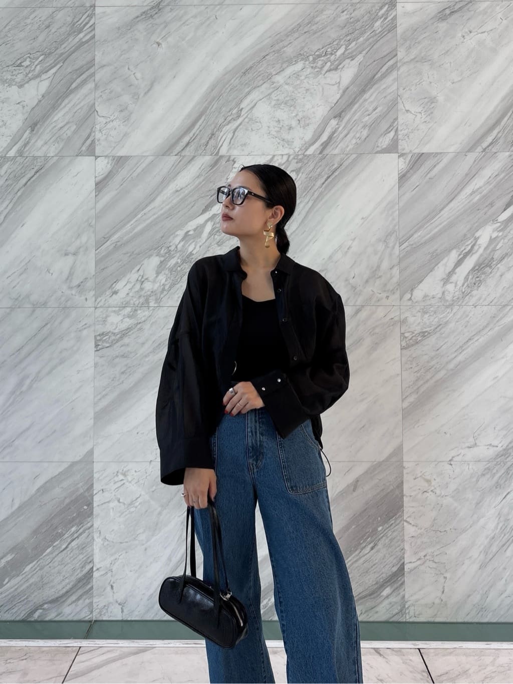 ayanoさんの「INDIVI｜ロールアップデニム」を使ったコーディネート