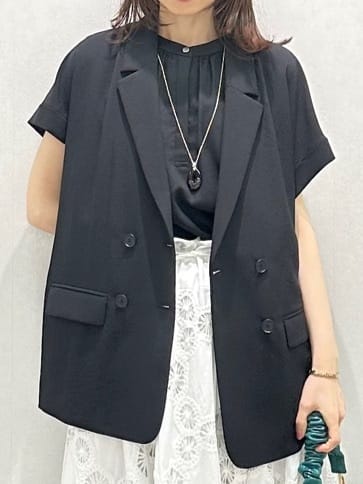 Miwaさんの「UNTITLED｜マーブルドロップネックレス」を使ったコーディネート