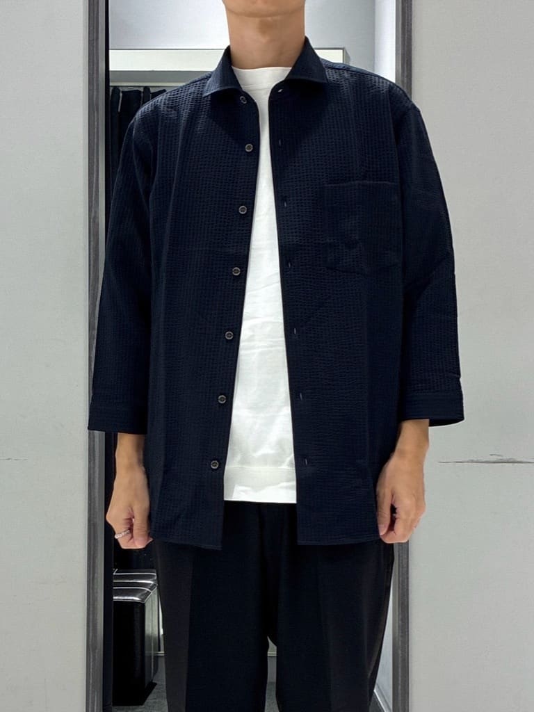 わいずみさんの「TAKEO KIKUCHI｜【抗菌防臭／5サイズ展開】ハイゲージポンチ Tシャツ」を使ったコーディネート