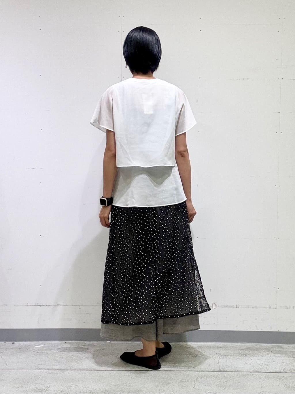 naoさんの「INDIVI｜【日本製】ビスチェインナータンクトップ」を使ったコーディネート