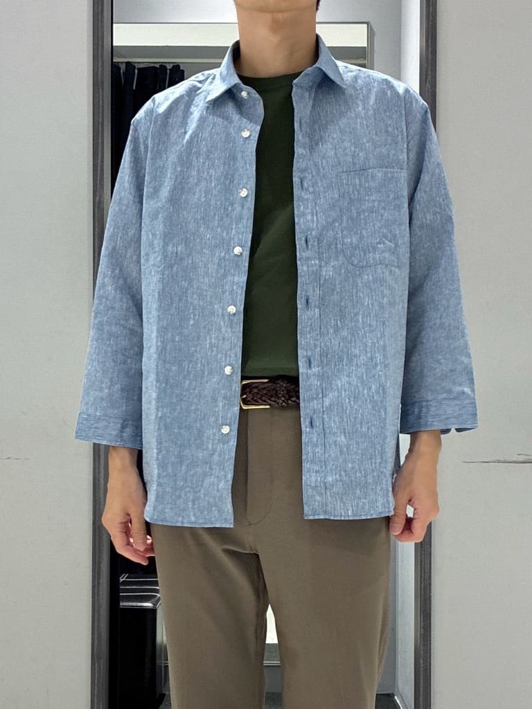 わいずみさんの「TAKEO KIKUCHI｜【360&deg;ストレッチ／セットアップ対応】None Of Stress パンツ」を使ったコーディネート