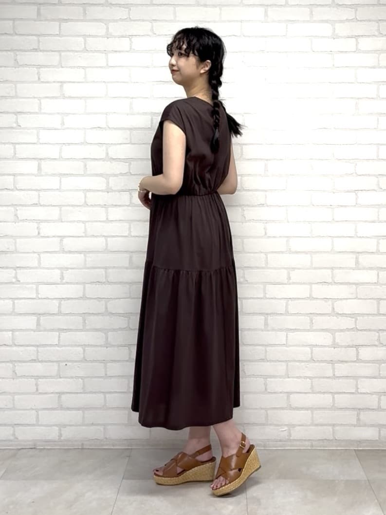 YUKAさんの「UNTITLED｜【ティアード/洗える】コットンロングワンピース」を使ったコーディネート