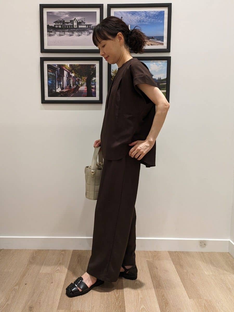 Ao さんの「Dessin｜【2WAY】メッシュバケツBAG」を使ったコーディネート