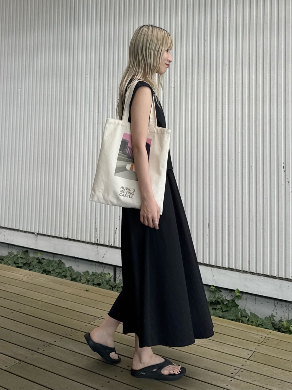 omaさんの「THE SHOP TK｜ドッキングワンピース【接触冷感/撥水/UVカット/洗濯機OK】」を使ったコーディネート