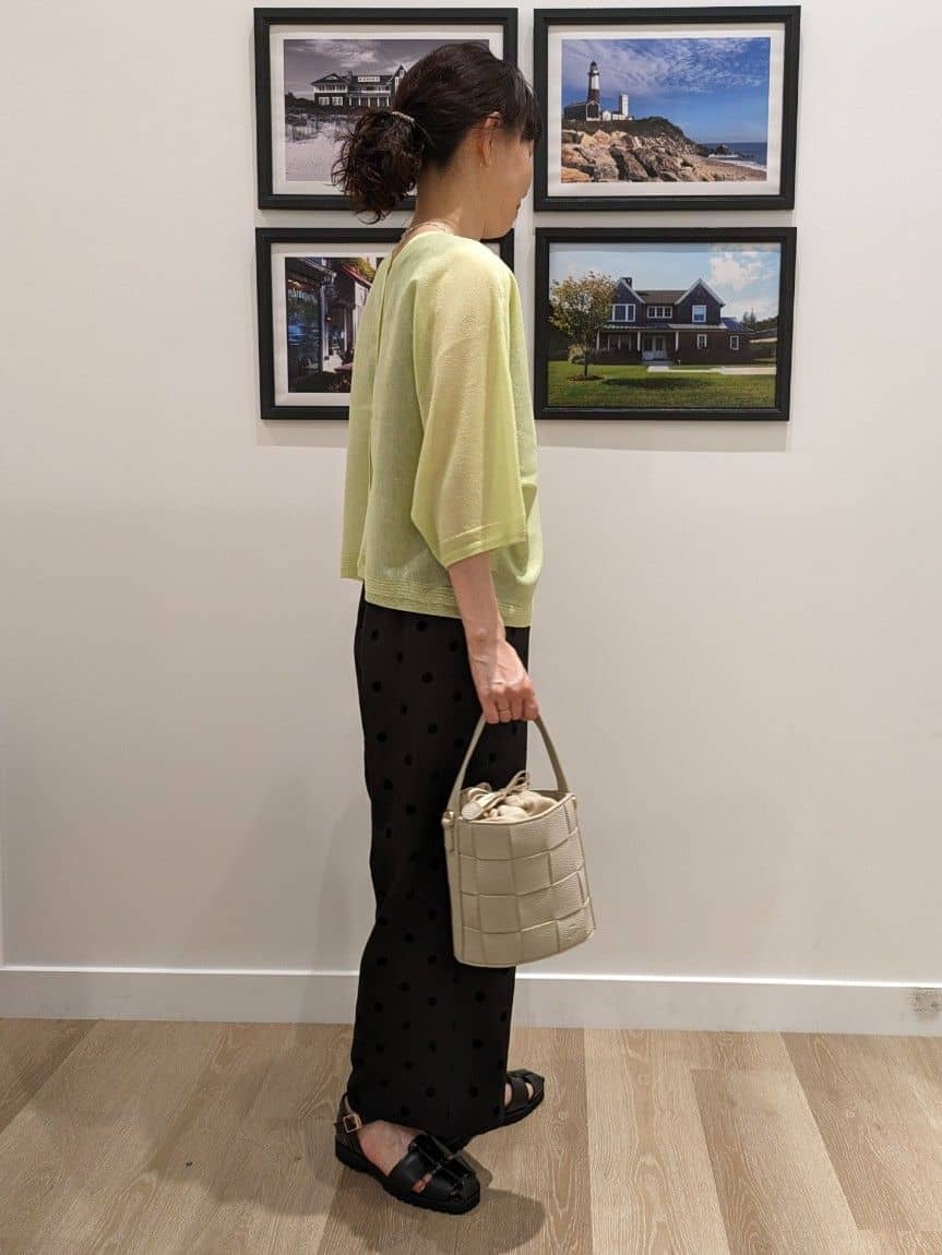 Ao さんの「Dessin｜【2WAY】メッシュバケツBAG」を使ったコーディネート