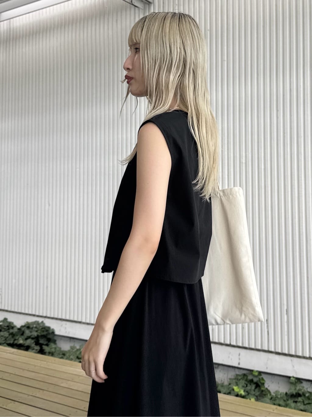 omaさんの「THE SHOP TK｜ドッキングワンピース【接触冷感/撥水/UVカット/洗濯機OK】」を使ったコーディネート