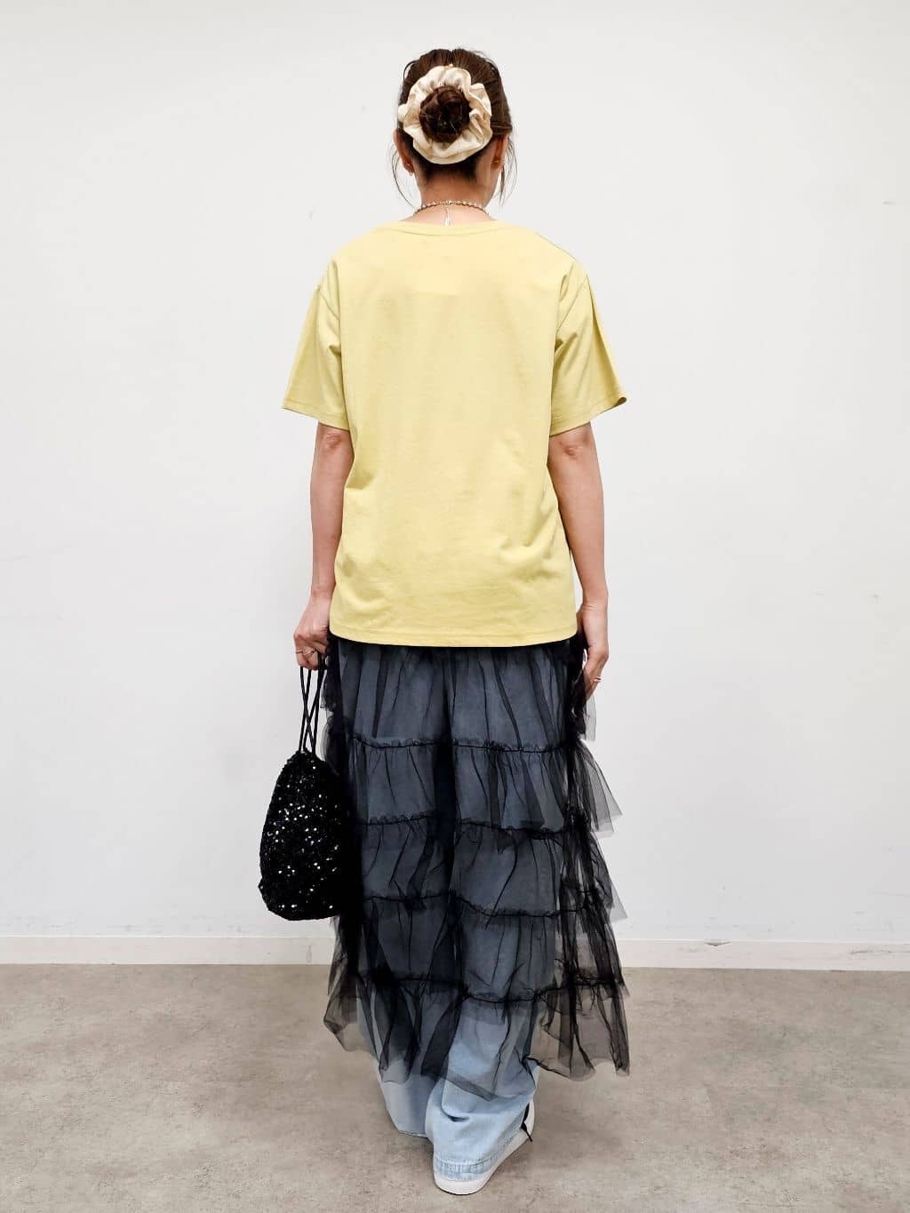 ゆゆさんの「SHOO･LA･RUE｜【S-LL/ひんやり/UV】選べる6柄でそれぞれ欲しくなる プリントTシャツ」を使ったコーディネート