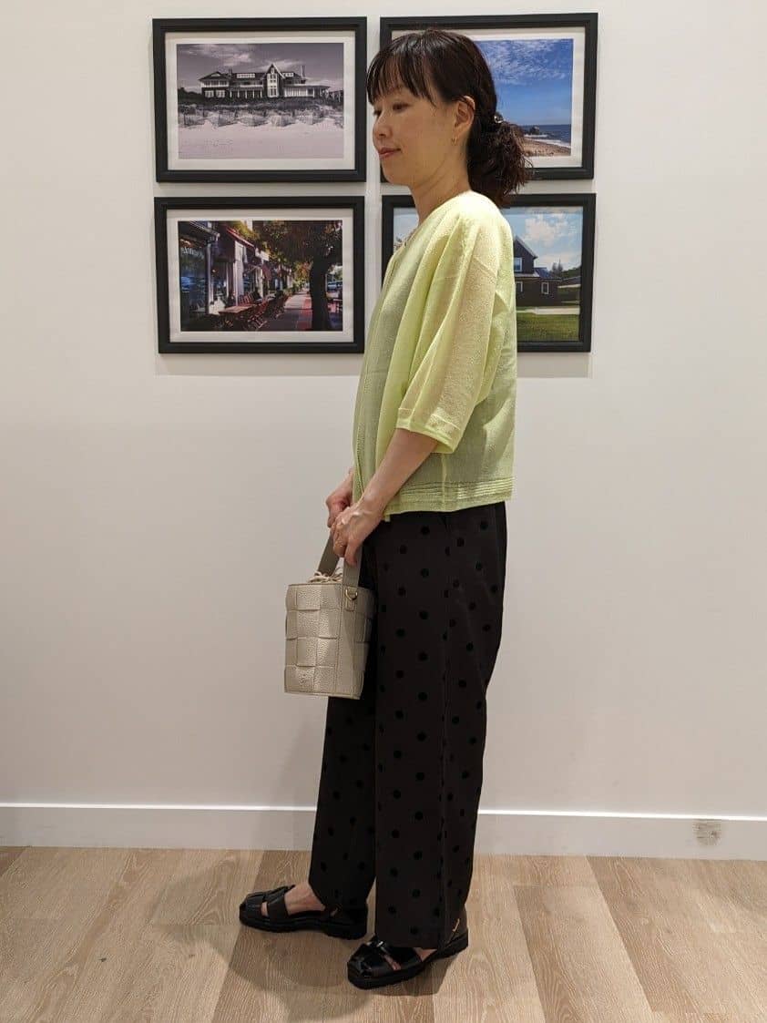 Ao さんの「Dessin｜【2WAY】メッシュバケツBAG」を使ったコーディネート