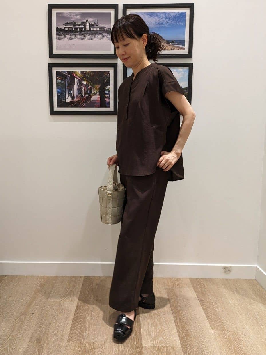 Ao さんの「Dessin｜【2WAY】メッシュバケツBAG」を使ったコーディネート