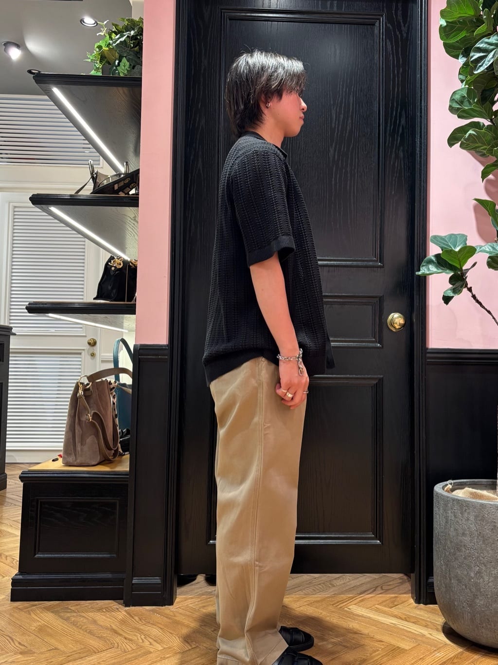 kaminaga さんの「DRESSTERIOR｜オーガニックコットン キューバニットシャツ」を使ったコーディネート