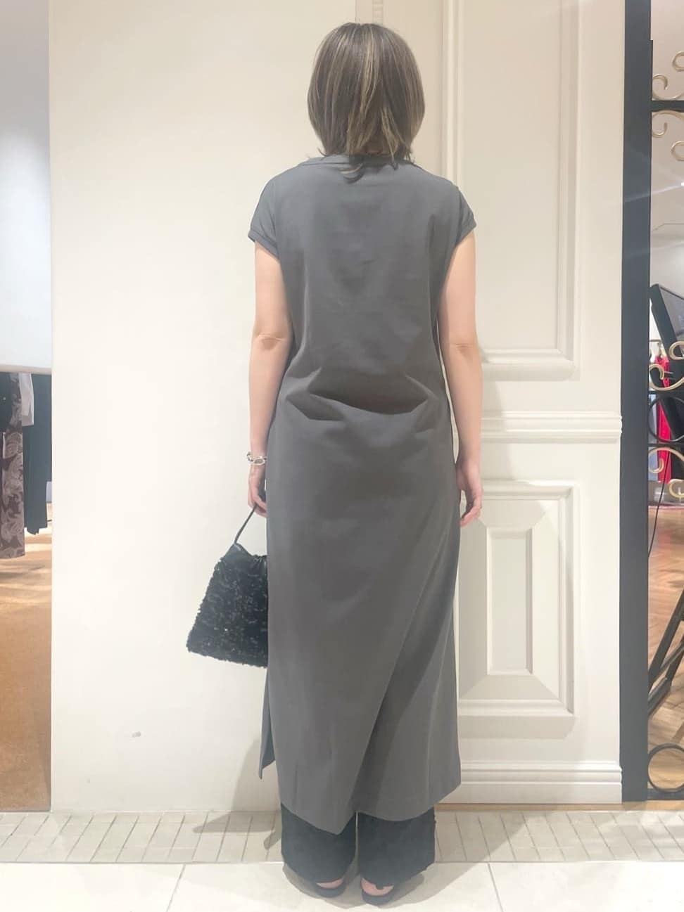 makiさんの「DRESSTERIOR｜◆スパンコール2WAYポシェット」を使ったコーディネート