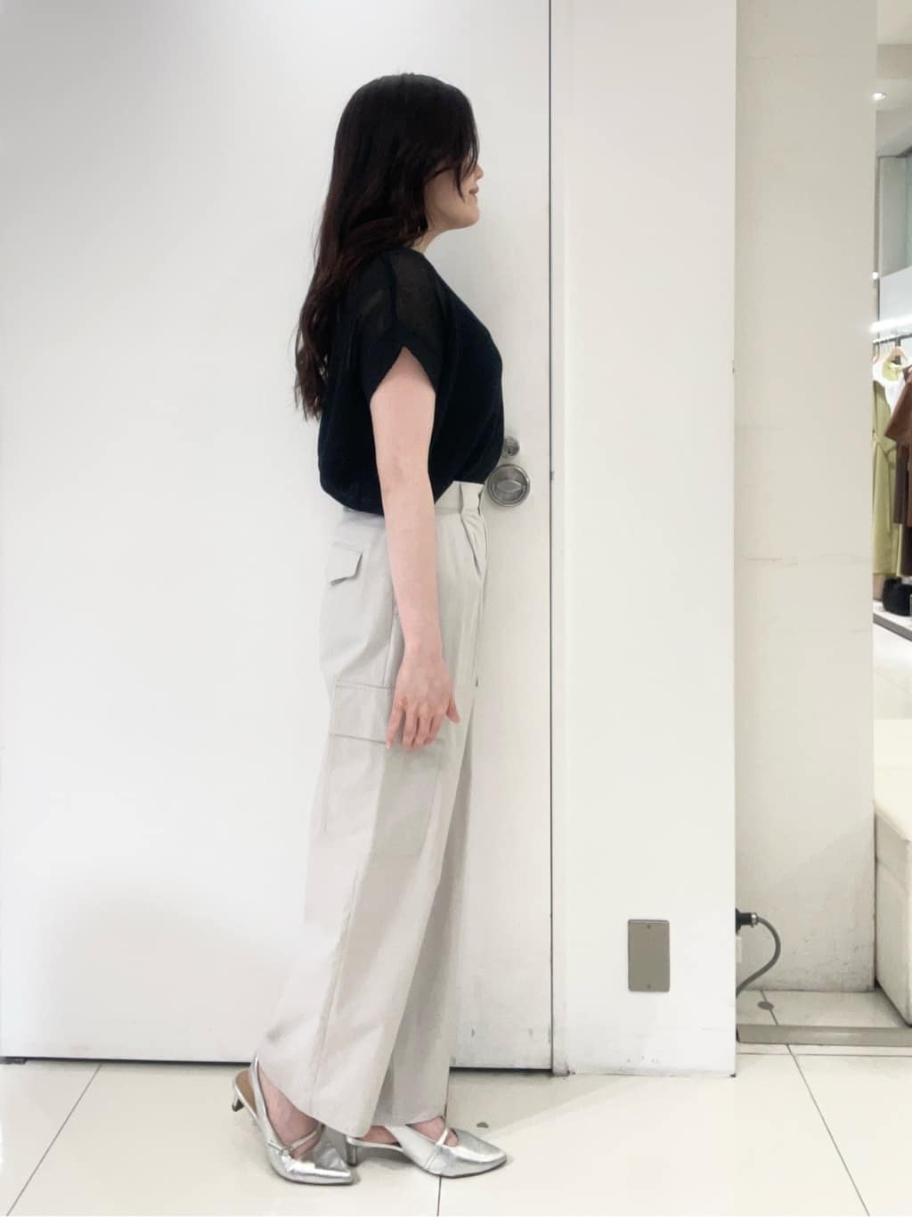moeさんの「UNTITLED｜コットンキャミソール」を使ったコーディネート