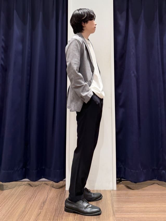 Tightさんの「THE SHOP TK｜シャリルジャージ ジャケット　洗濯機OK/吸水速乾/イージーケア/セットアップ可」を使ったコーディネート