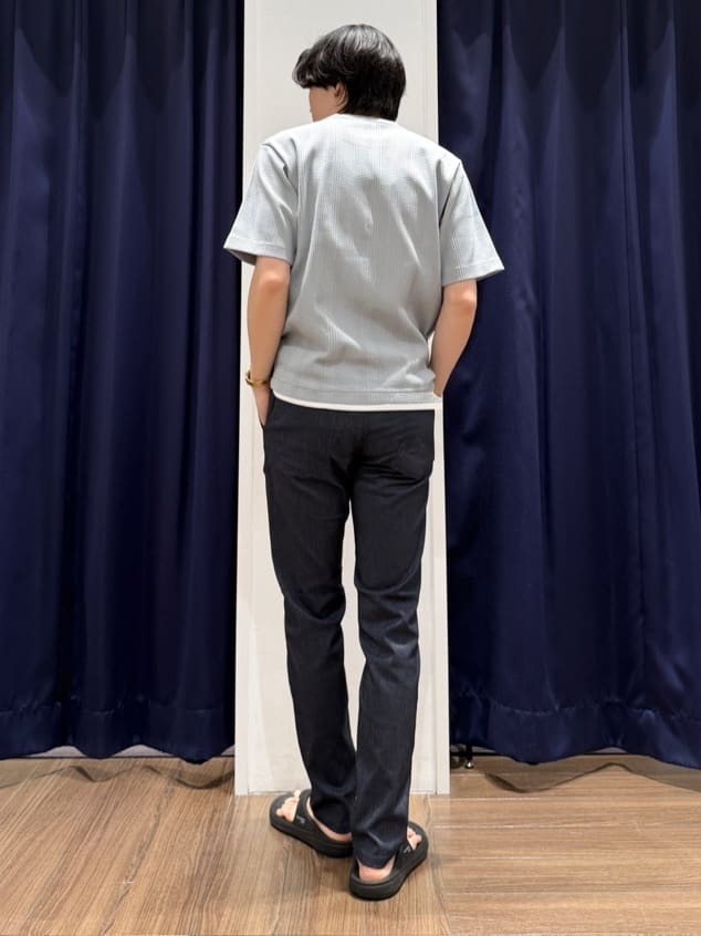 Tightさんの「THE SHOP TK｜ランダムワッフル半袖Tシャツ 【洗濯機ＯＫ】」を使ったコーディネート