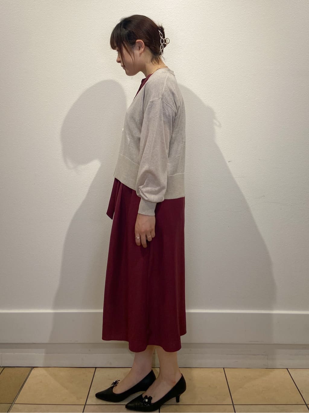 kimiさんの「index｜《5色展開》コンパクトショートカーディガン【洗濯機洗い可】」を使ったコーディネート
