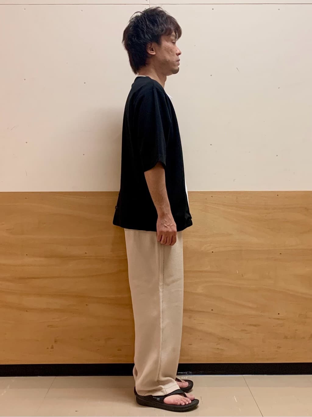 MATUさんの「THE SHOP TK｜五分袖カーディガン+半袖Tシャツセットアイテム 洗濯機OK」を使ったコーディネート