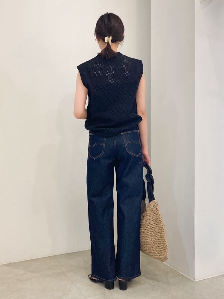 kanakoさんの「grove｜【Lee&times;grove別注】STRAIGHT DENIM PANTS」を使ったコーディネート