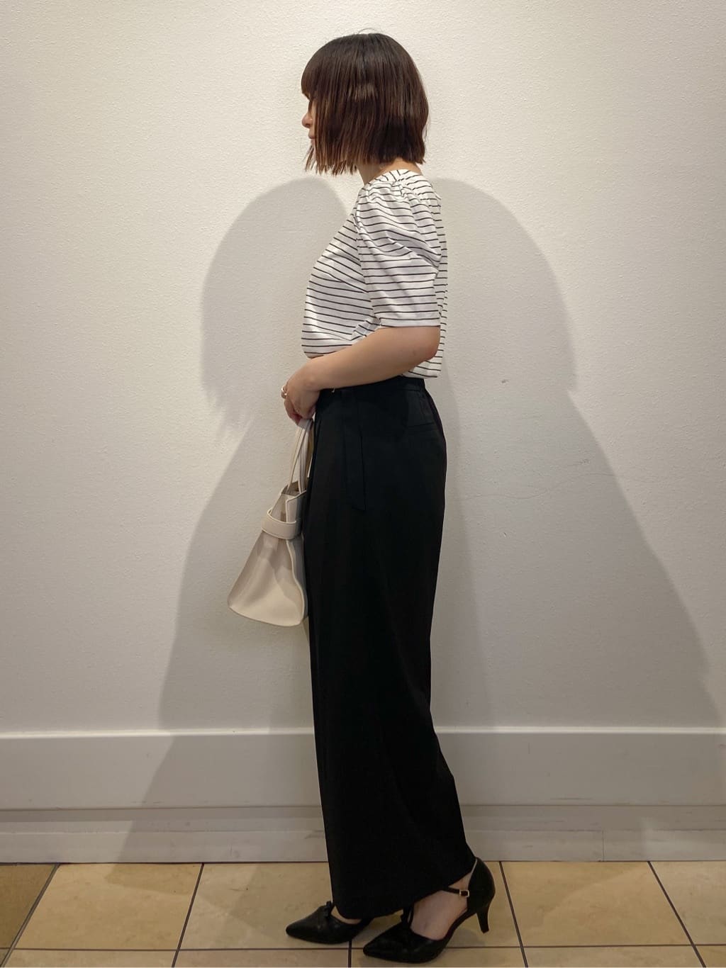 kimiさんの「index｜《7色展開／XS-LLサイズ》多機能タックスリーブトップス【汗ジミ防止／吸水速乾／接触冷感／UVケア」を使ったコーディネート