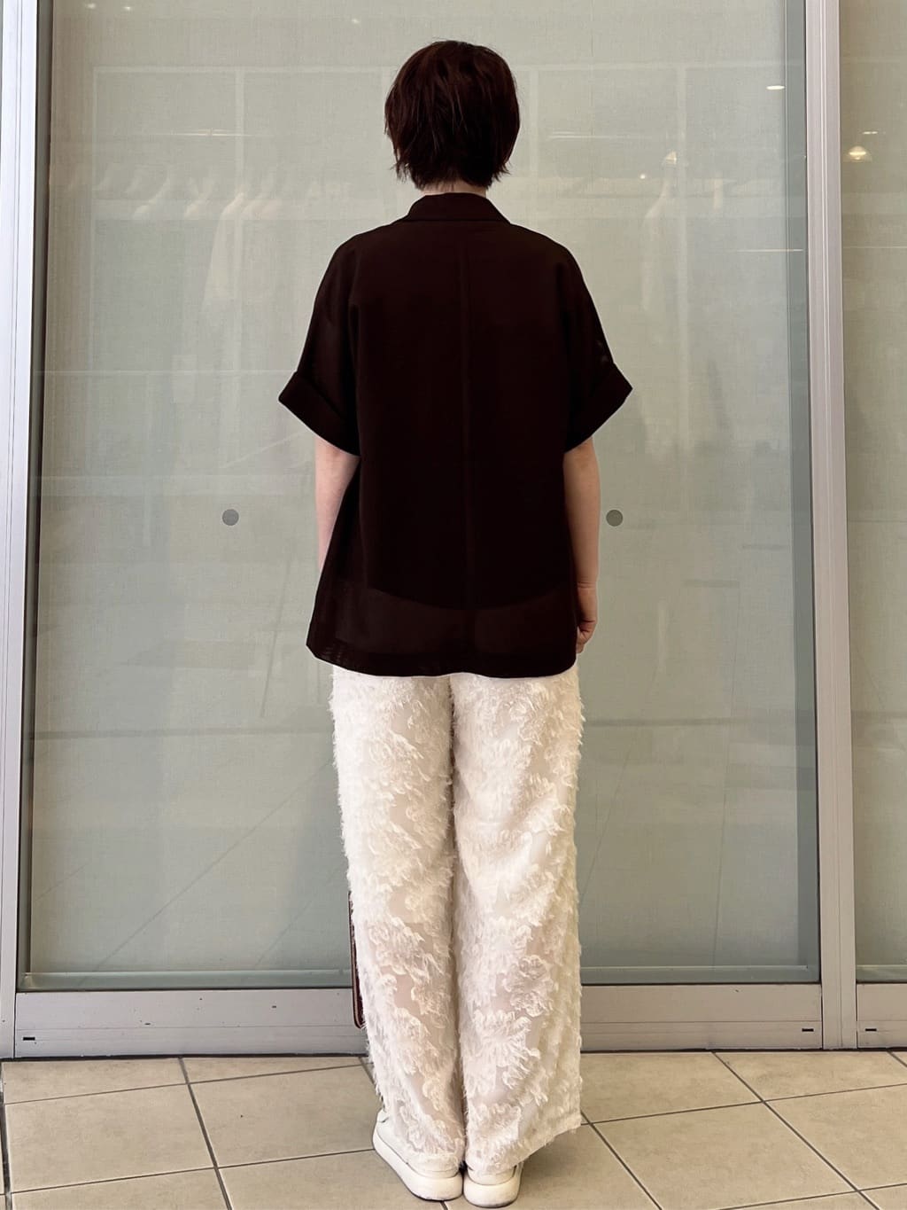 yo-koさんの「OPAQUE.CLIP｜メッシュテーラードジャケット【洗濯機洗い可】」を使ったコーディネート