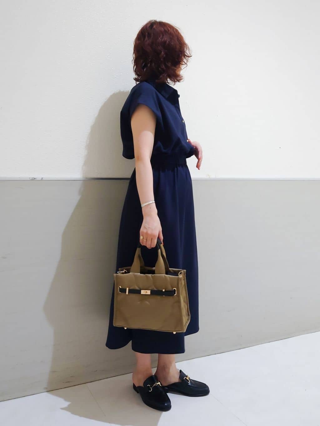 maruさんの「THE SHOP TK｜サッカーワンピース【洗濯機OK/UVカット】」を使ったコーディネート