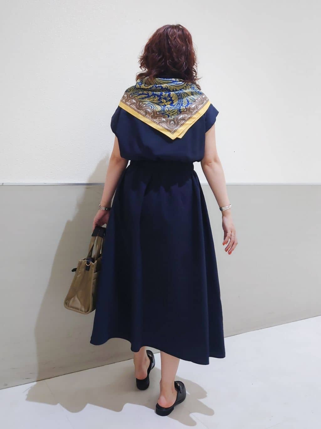 maruさんの「THE SHOP TK｜サッカーワンピース【洗濯機OK/UVカット】」を使ったコーディネート