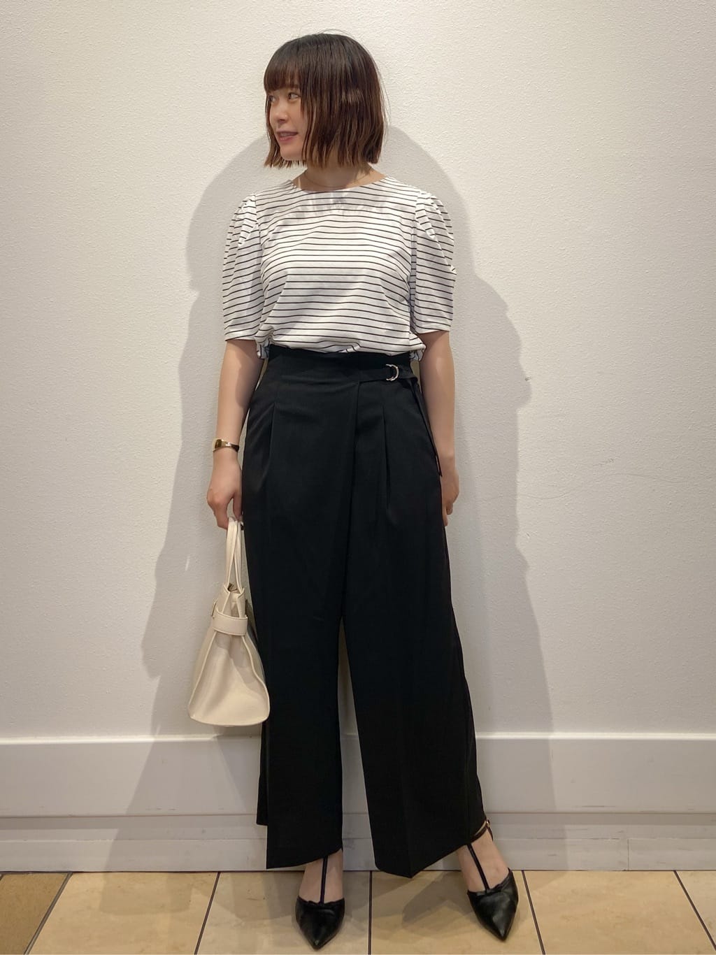 kimiさんの「index｜《7色展開／XS-LLサイズ》多機能タックスリーブトップス【汗ジミ防止／吸水速乾／接触冷感／UVケア」を使ったコーディネート
