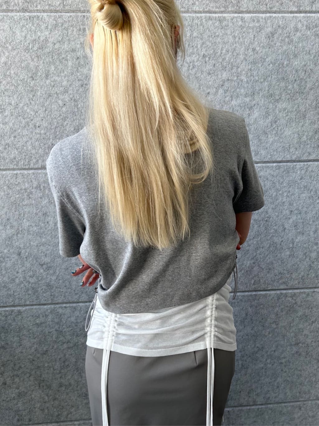 honoka Aさんの「CODE A｜asymmetry gather tank」を使ったコーディネート