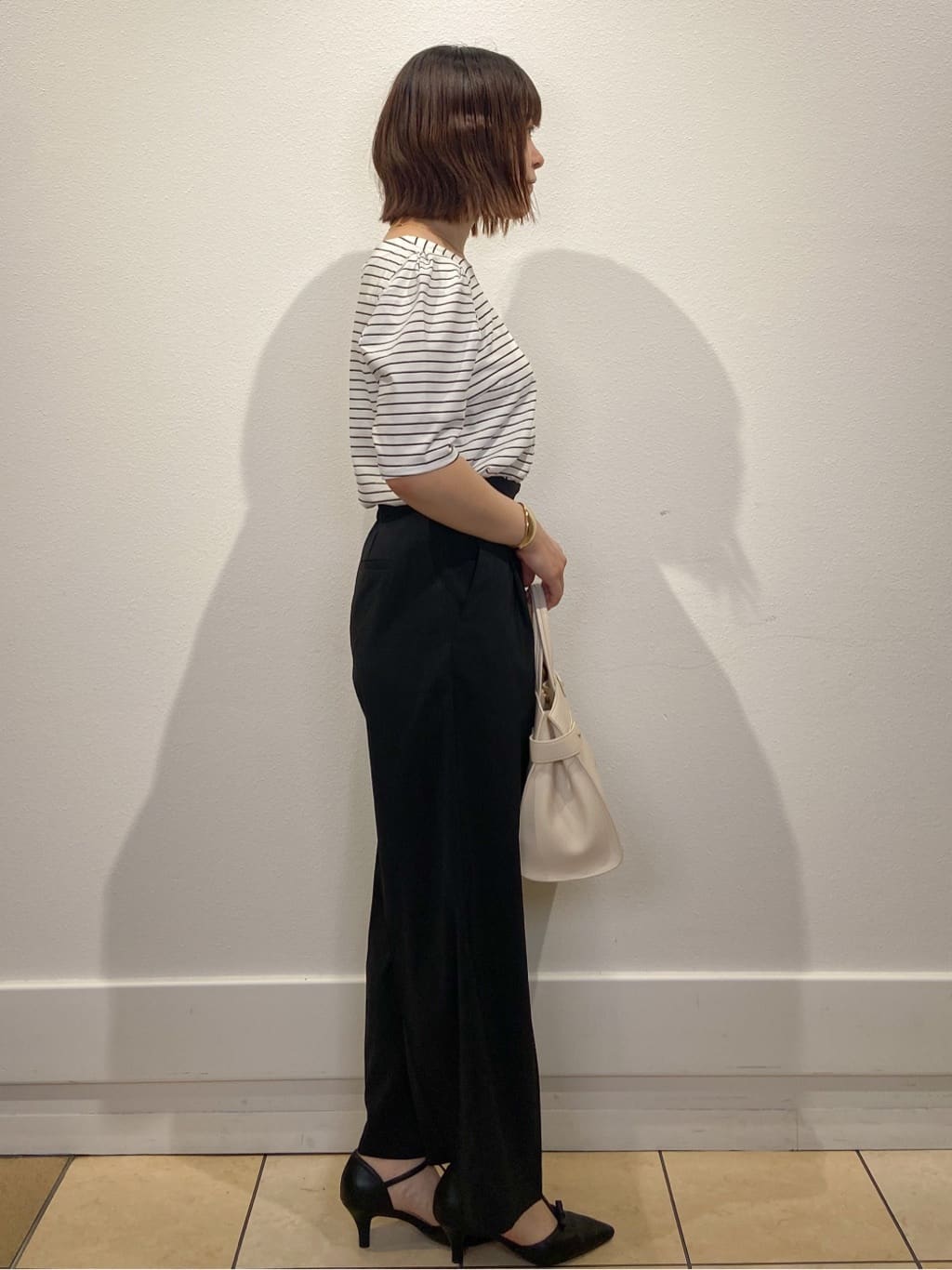 kimiさんの「index｜《7色展開／XS-LLサイズ》多機能タックスリーブトップス【汗ジミ防止／吸水速乾／接触冷感／UVケア」を使ったコーディネート