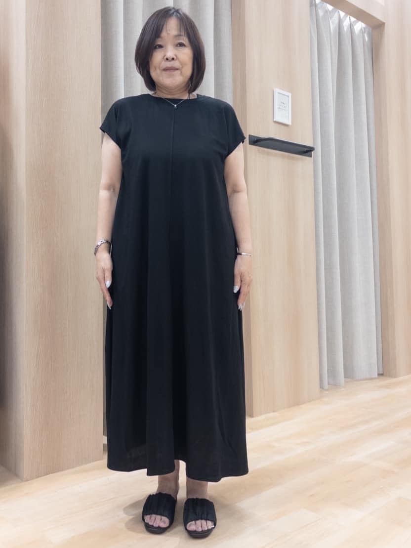 ゆみさんの「grove｜シアーボーダーカーディガン」を使ったコーディネート