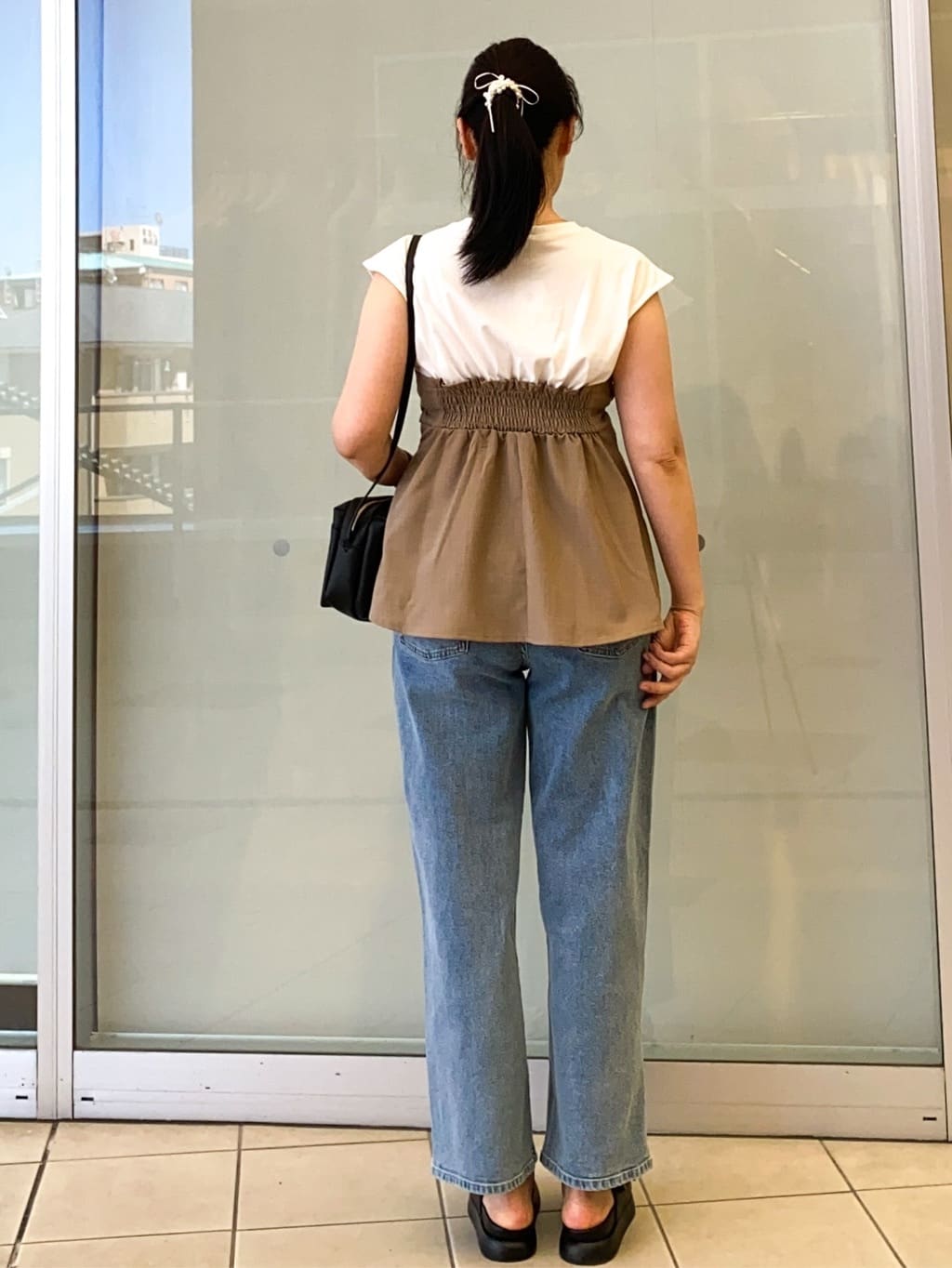 Jeanさんの「OPAQUE.CLIP｜ビスチェドッキングカットソー【洗濯機洗い可】」を使ったコーディネート