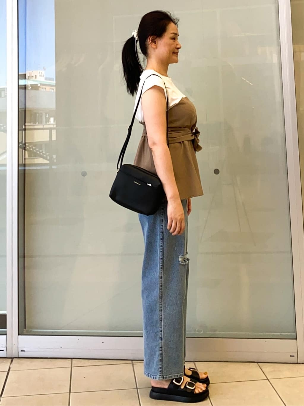 Jeanさんの「OPAQUE.CLIP｜ビスチェドッキングカットソー【洗濯機洗い可】」を使ったコーディネート