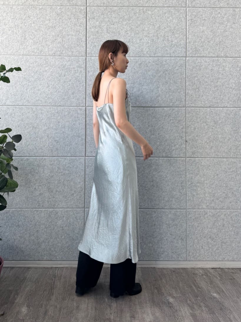 designer yukaさんの「CODE A｜ribbon cami dress」を使ったコーディネート