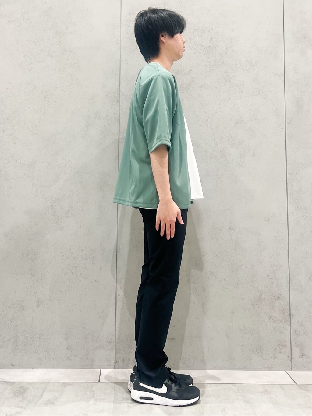 SHI-MAさんの「THE SHOP TK｜五分袖カーディガン+半袖Tシャツセットアイテム 洗濯機OK」を使ったコーディネート