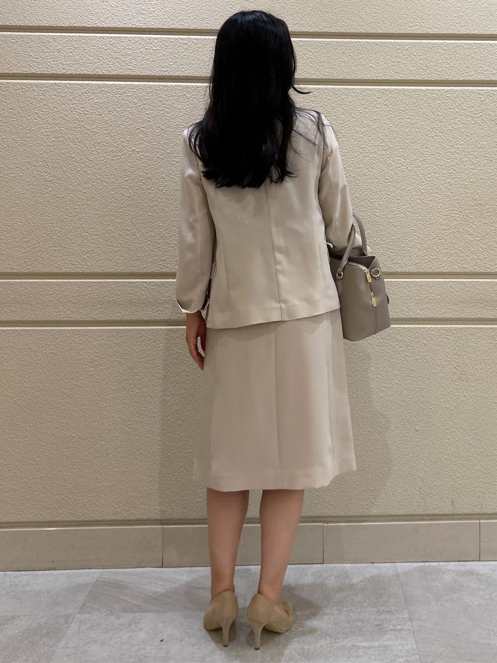 Momokaさんの「COUP DE CHANCE｜【手洗い可／通勤】ノーカラージャケット」を使ったコーディネート