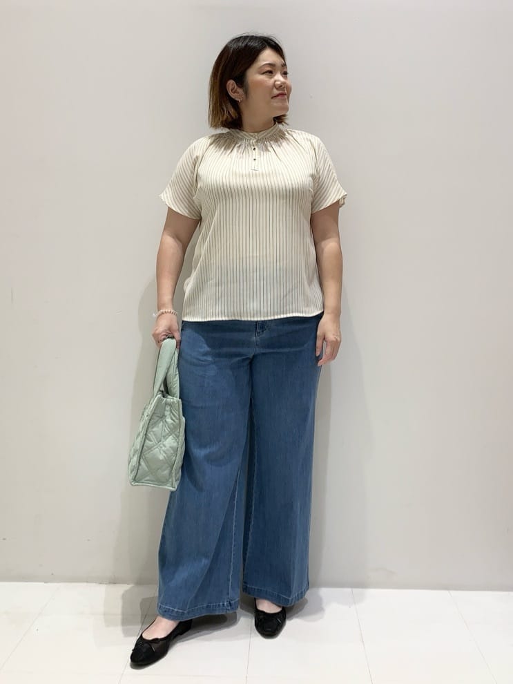 みいちゃんさんの「grove｜【人間工学】つつまれフィットバレエシューズ （抗菌防臭加工裏地使用）」を使ったコーディネート