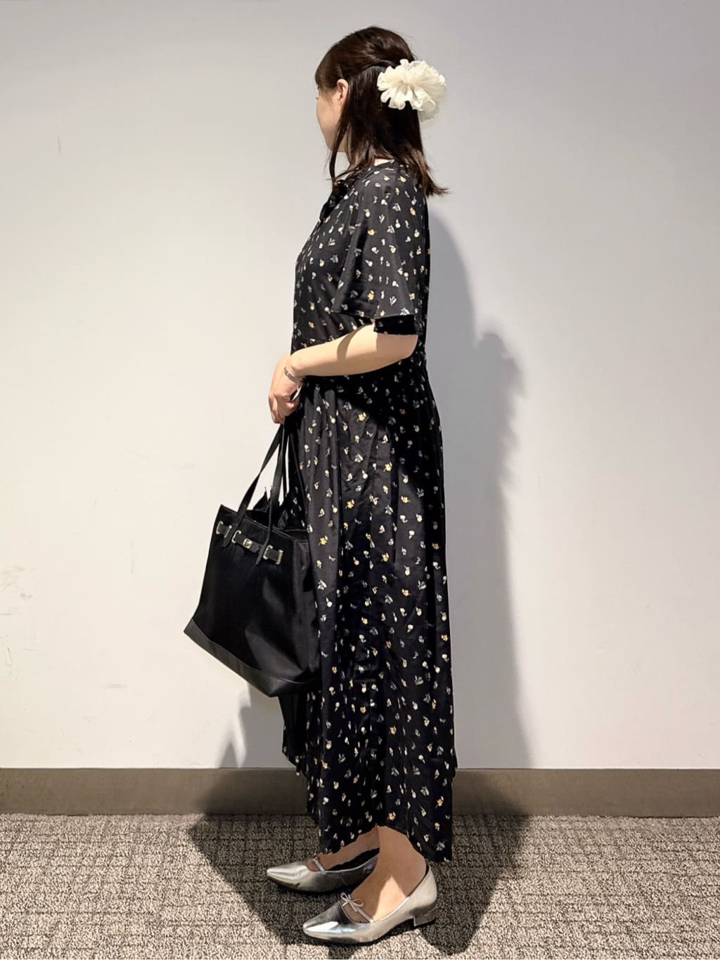 みーさんの「grove｜シフォンバレッタ」を使ったコーディネート
