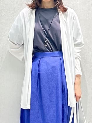 Miwaさんの「UNTITLED｜◆【接触冷感/UV機能/遮熱】ジャージカーディガン」を使ったコーディネート