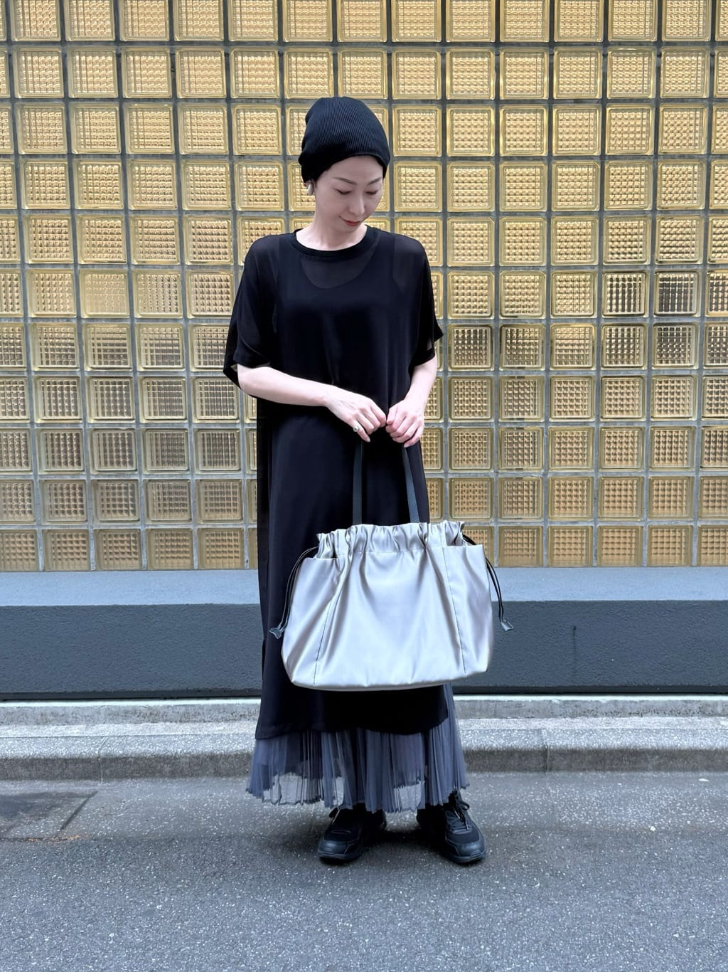 Kさんの「HIROKO HAYASHI｜LUINI SATINE（ルイーニ サティーネ）トートバッグ」を使ったコーディネート