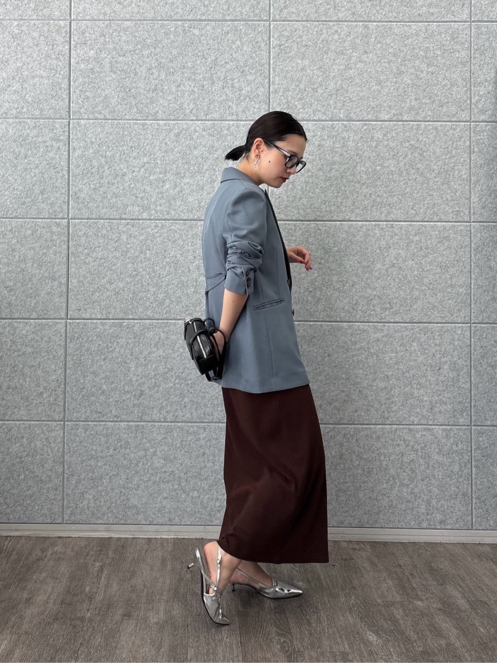 ayanoさんの「INDIVI｜タンクトップレイヤードワンピース」を使ったコーディネート