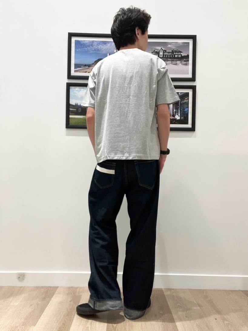 oikawaさんの「Dessin｜【洗える】オーガニックコットン ロゴプリントTシャツ」を使ったコーディネート