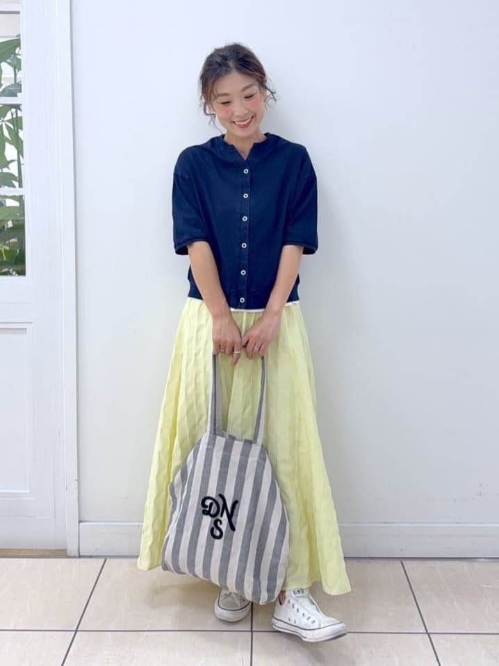 Osawaさんの「Dessin｜【洗える】チュール刺繍Tシャツ」を使ったコーディネート