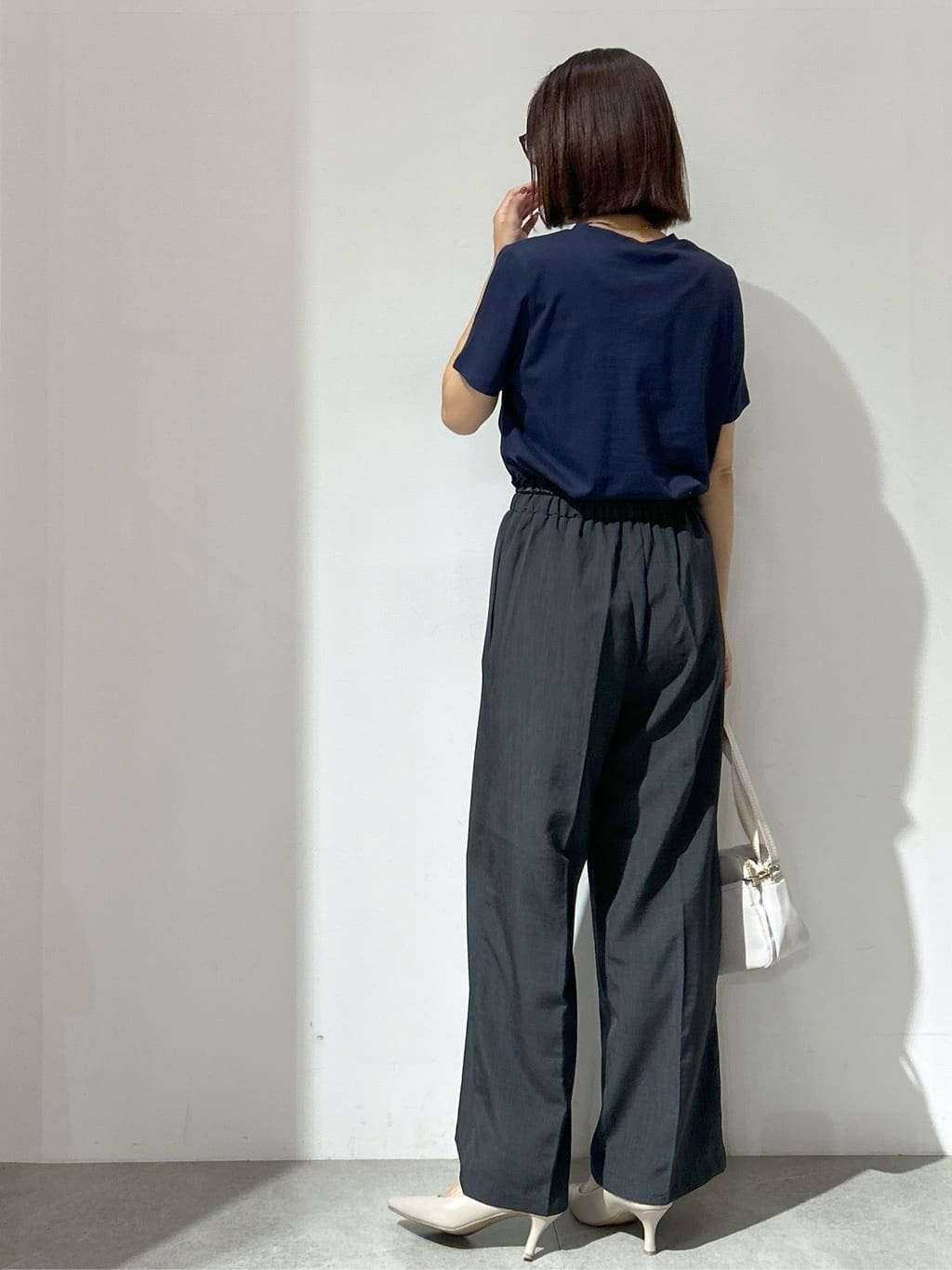 NAKAさんの「OPAQUE.CLIP｜《5色展開》ベーシックTシャツ【洗濯機洗い可／UV／接触冷感】」を使ったコーディネート