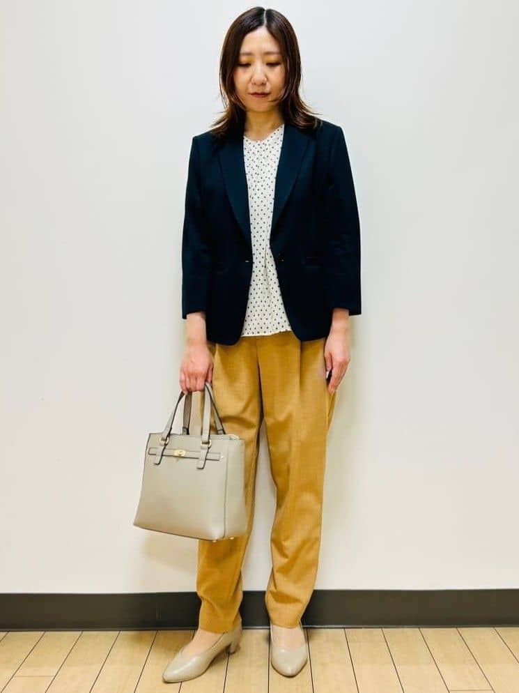 miiiさんの「Reflect｜【マシンウォッシュ可／セットアップ可】コツキ柄プリントブラウス」を使ったコーディネート